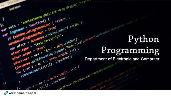 برنامه نویسی پایتون